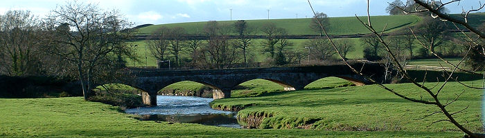 The old railway bridge over the River Otter